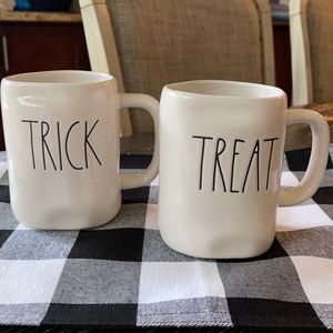 Rae Dunn Trick & Treat Mugs
